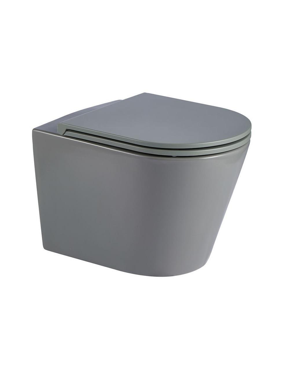 Унитаз подвесной WeltWasser WW SALZBACH 043 MT-GR  10000010283 серый матовый