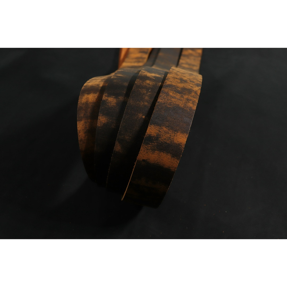 Ременная заготовка рыжий лофт гладкая⠀