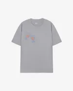 Футболка Яндекс «Культурный код Санкт-Петербурга» Рюмки серая