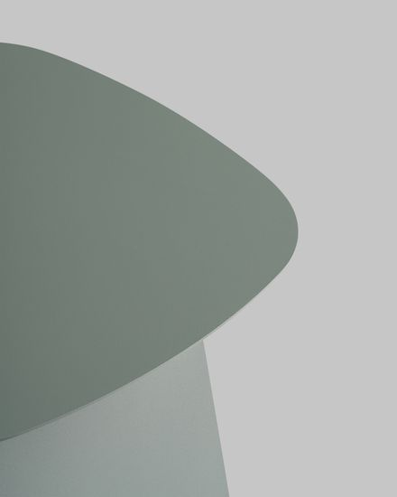 Журнальный столик Leyre металл зеленый