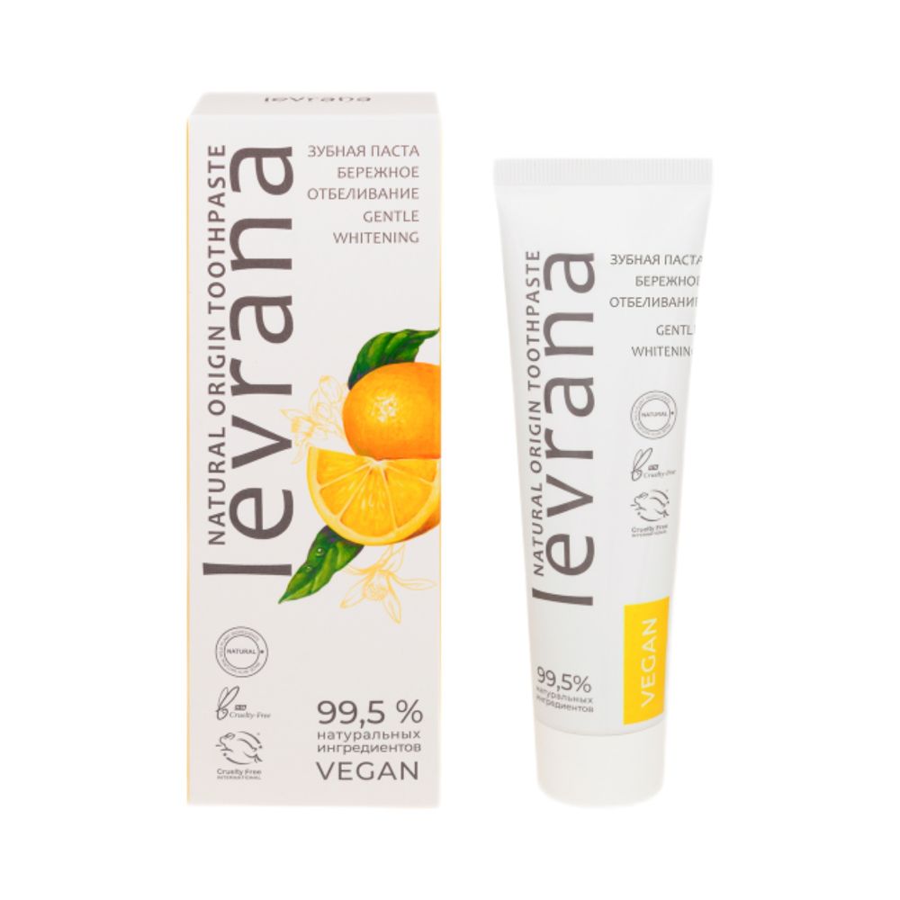 Зубная паста "Бережное отбеливание" 100 мл (Levrana)