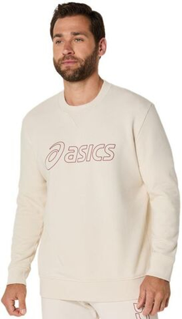 Мужская теннисная кофта Asics Sweat Shirt - Бежевый