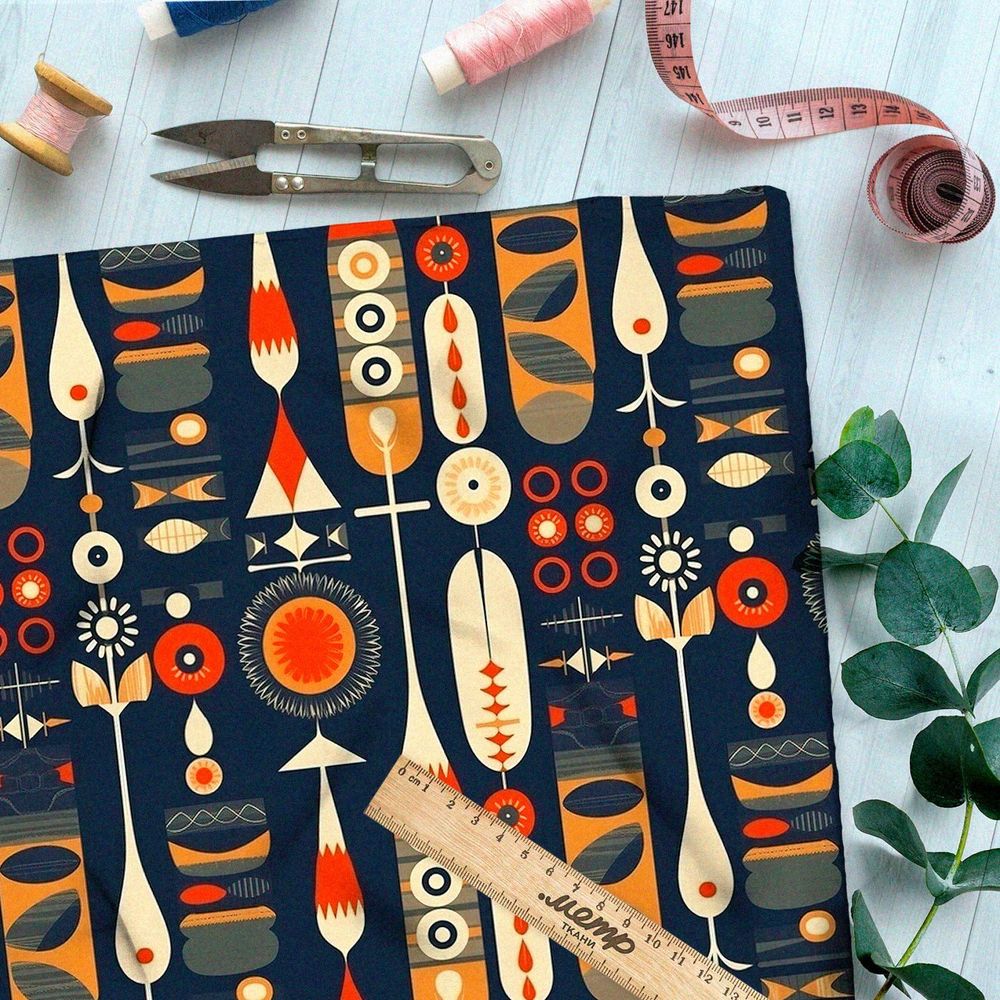 Ткань премиум дюспо этнический экспресс