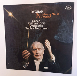 Винтажная виниловая пластинка LP Dvorak Дворжак Антонин Czech Philharmonic Orchestra, Vaclav Neumann Symphony Симфония No. 8 In G Major (Чехословакия 1981)