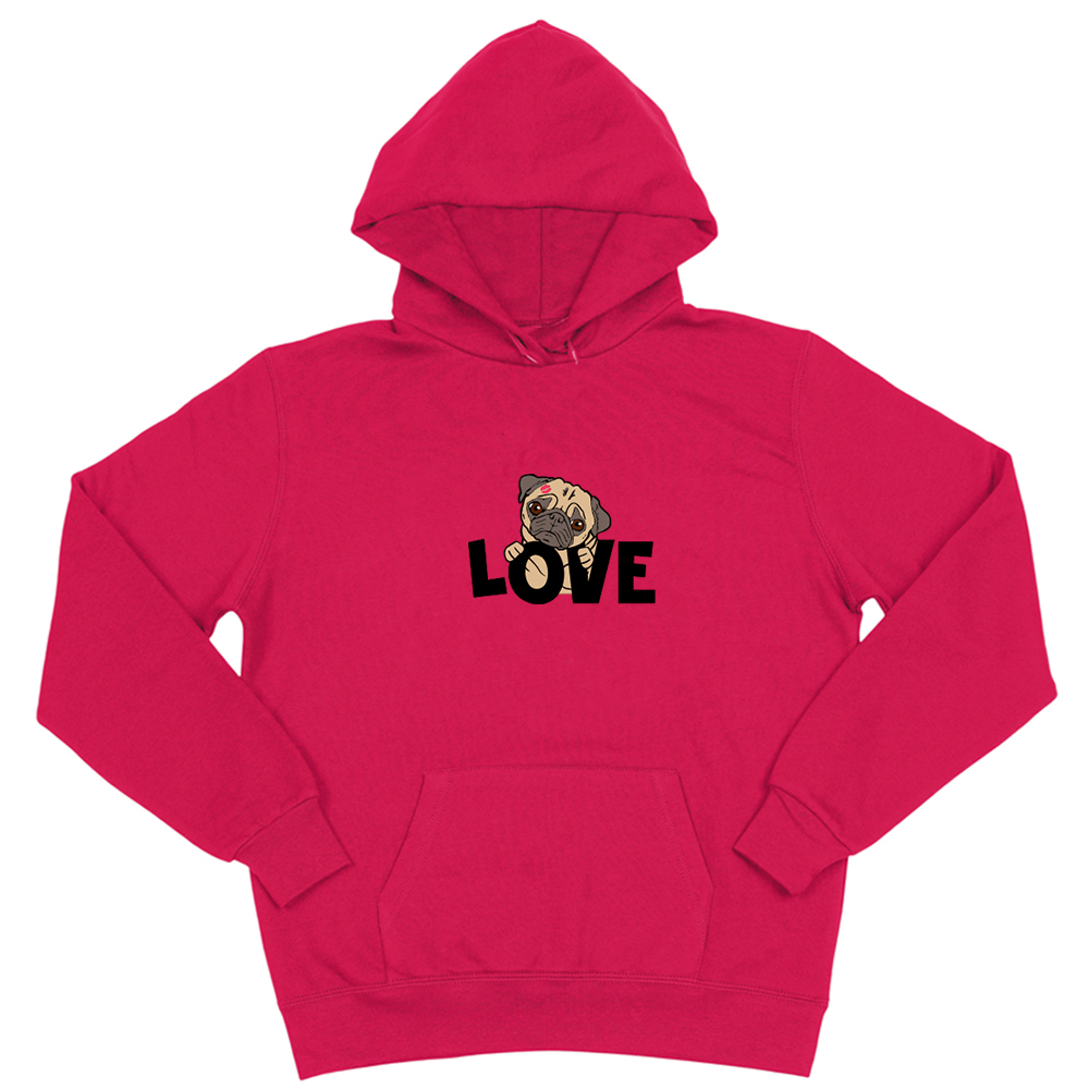 Толстовка "Мопс - Love"