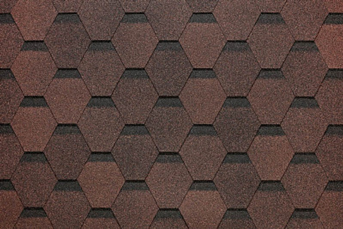 Гибкая черепица Döcke PIE EUROPA/ KARAT/ Коричневый