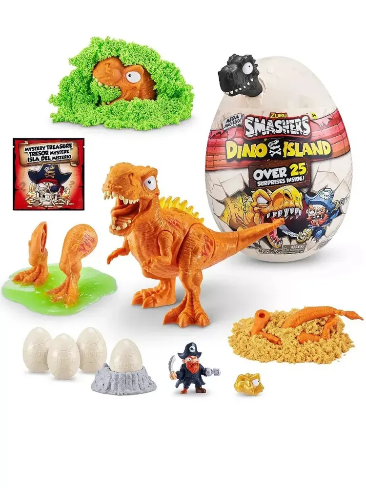 Игрушка сюрприз яйцо Smashers Dino Island фигурка динозавра Игрушка сюрприз яйцо Smashers Dino Island фигурка динозавра