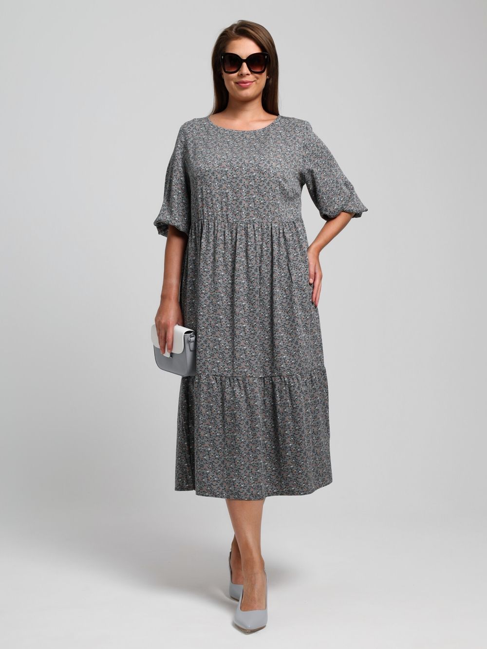 Платье Авантаж Виотекс СЕРЫЙ