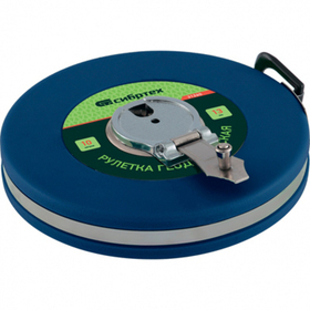 Рулетка геодезическая СибрТех 50 м x 13 мм (31263)