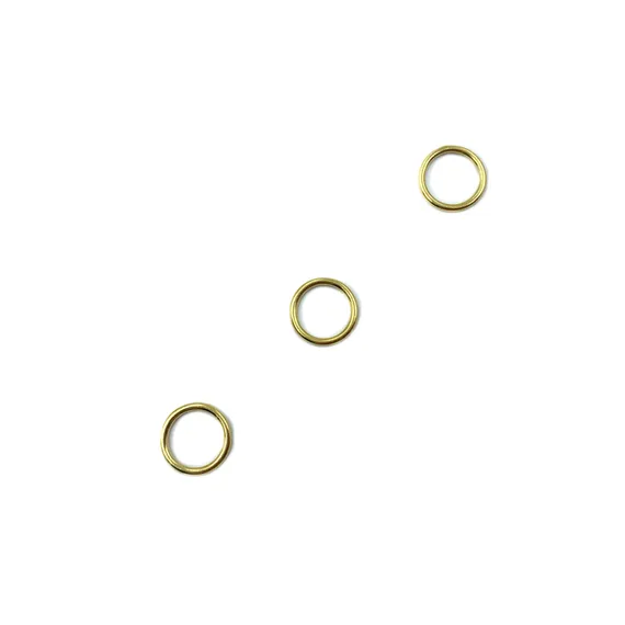 Кольцо для бретели желтое золото 10 мм