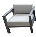 Кресло из алюминия Graphite, графит