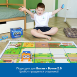 Комплект тематических полей Городские истории с роботом Ботли, 5 элементов