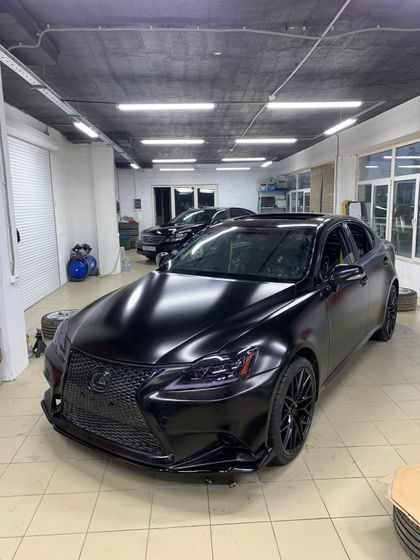 Пленка черный сатин Metal Flash Midnight Black Carbins 12 погонных метров