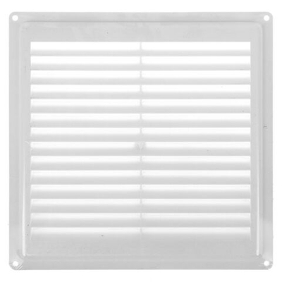 Решетка вентиляционная пластик, 300х300 мм, с сетк, Артпласт, РВ3030С