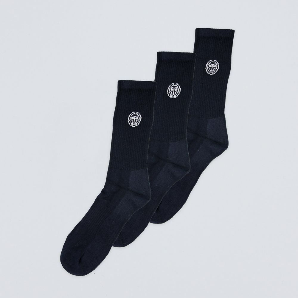 ОДЕЖДА ДЛЯ ТЕННИСА Носки унисекс, Носки для спорта BIDI BADU DON CARLITO CREW MOVE SOCKS .