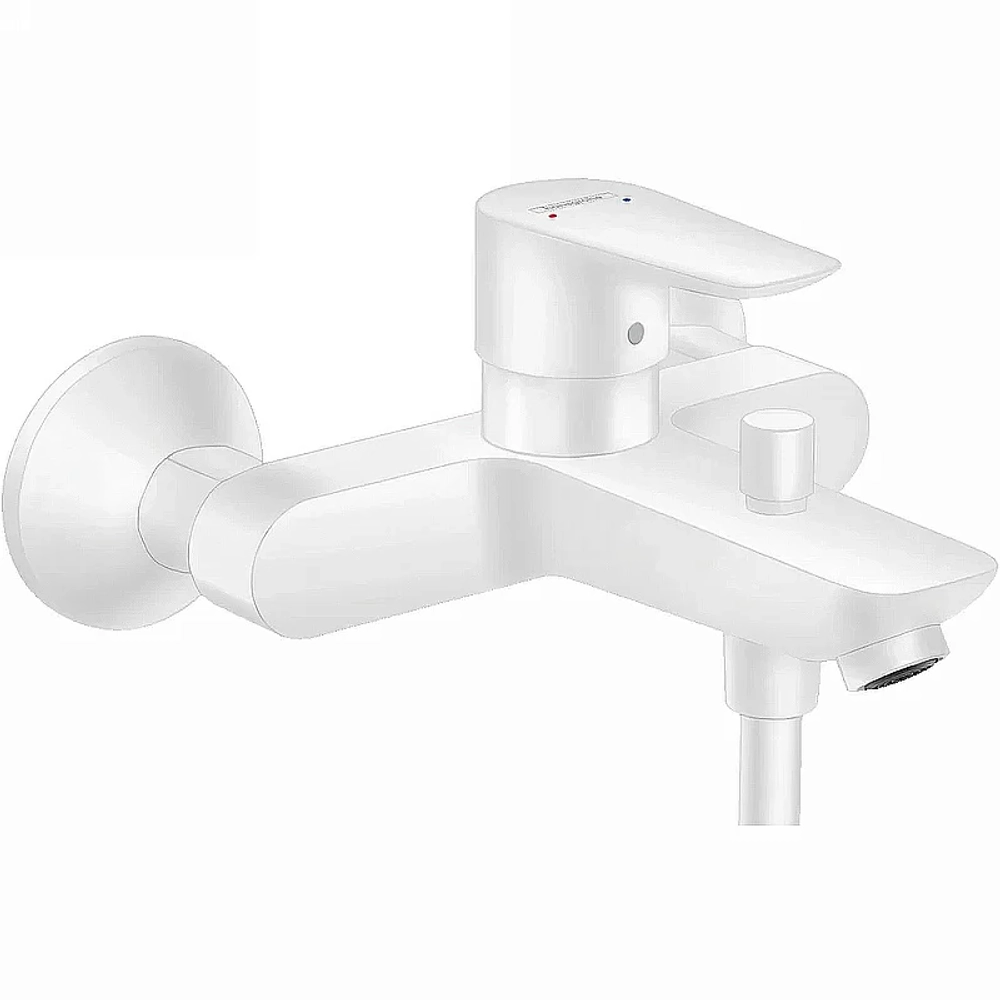 Смеситель для ванны Hansgrohe Talis E 71740700 белый матовый