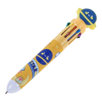 Ручка шариковая многоцветная "Космос", 10цв., 4 вида микс