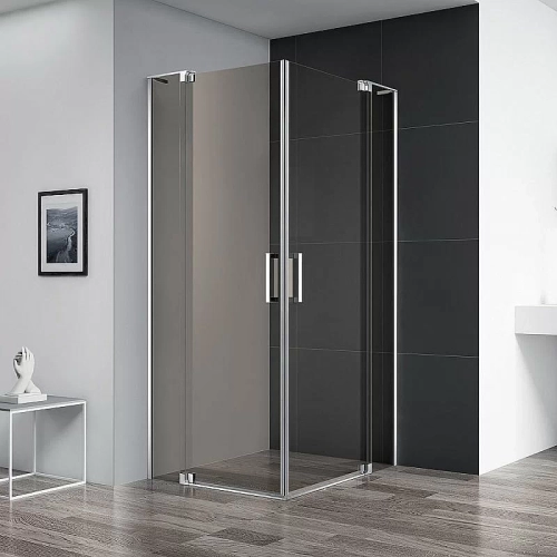 Душевой уголок Cezares Slider 90х90 SLIDER-A-2-90/100-BR-Cr стекло бронза тонированное/профиль хром