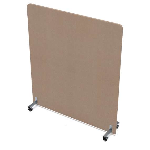 011.МП.1316 Акустическая мобильная перегородка на колесных опорах (1350*377*1600)