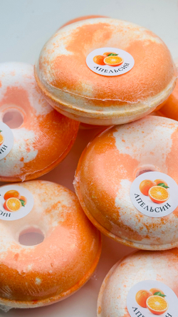 Бомба-пончик (XXL) «Апельсин"