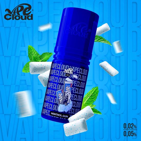 VAPE CLOUD Menthol Gum Ice - Ментоловая жвачка со льдом 0.02 %