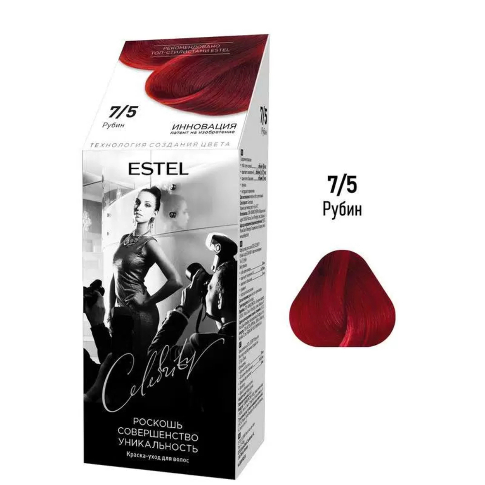 Краска для волос Estel Рубин 7/5
