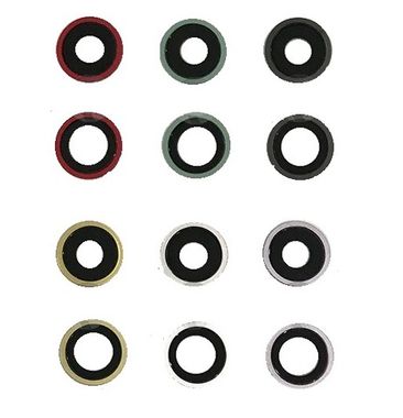 Rear camera Glass + Ring 相架 Apple iPhone 11 MOQ:20 Red (2 pcs set)