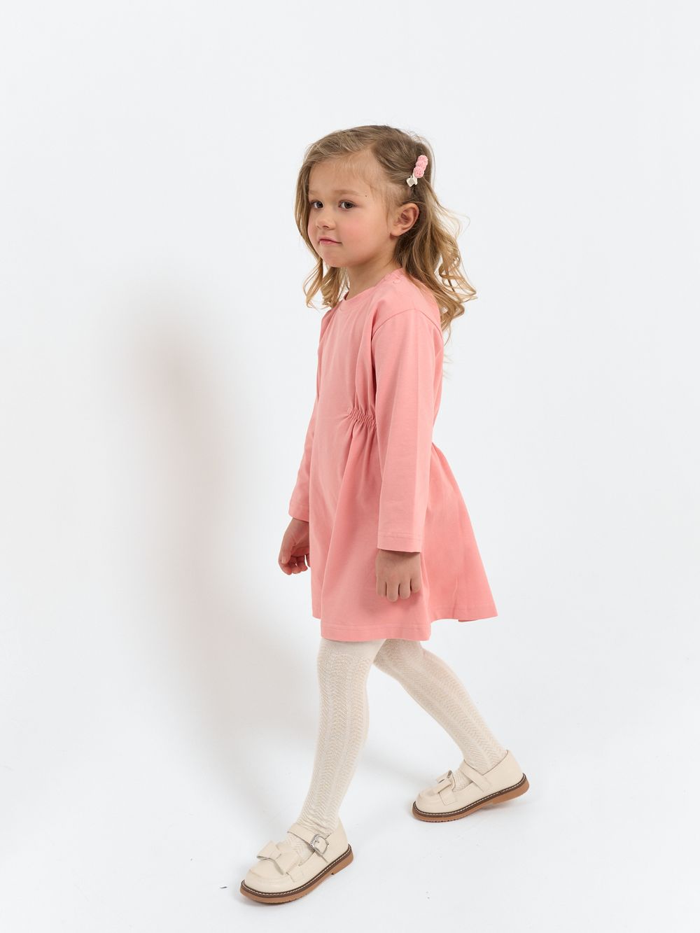 Платье "Роза" с длинным рукавом