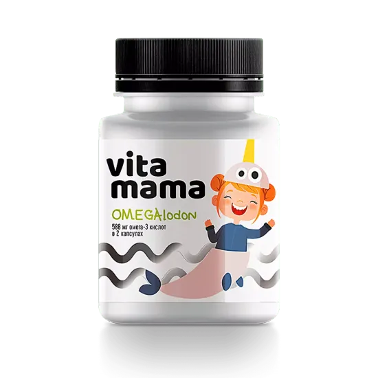 Омега-3 комплекс OMEGAlodon (мультифрукт) Vitamama