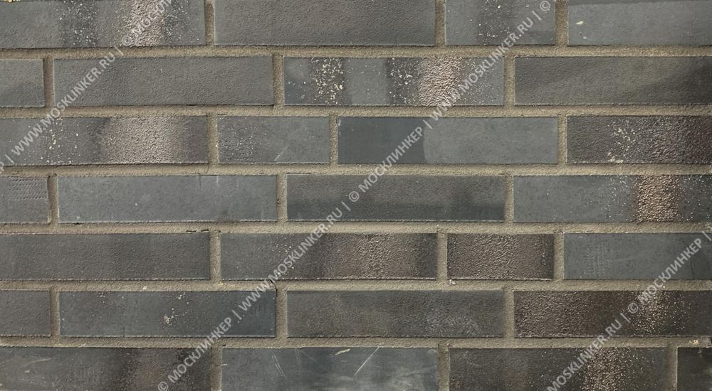 Stroeher Brickwerk Eisenschwarz, арт. 8140.S650, 240x52x12 - Клинкерная плитка для фасада и внутренней отделки