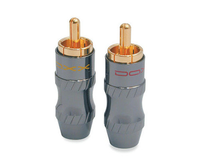 DAXX T05 Разъемы RCA типа 'папа' для распайки кабелей D=6.0мм -1шт-