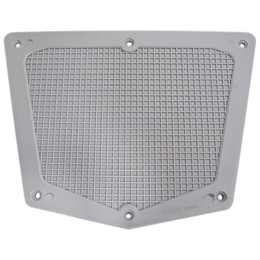 Накладка на транец Badger (пластиковая) DJ1301New с проточкой Серая Задняя