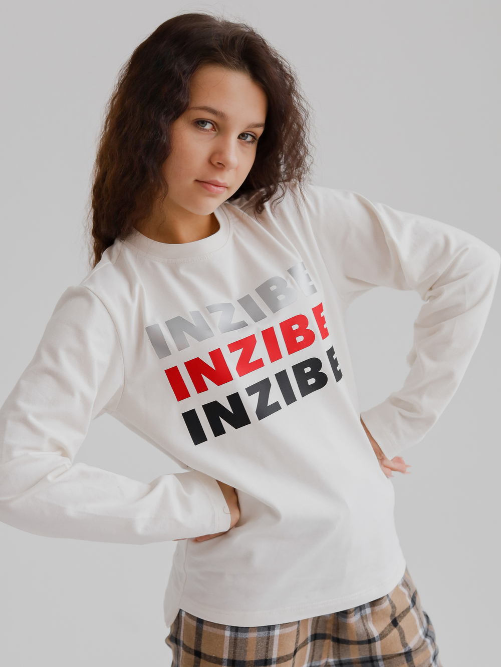 Лонгслив INZIBE JUNIOR, тофу