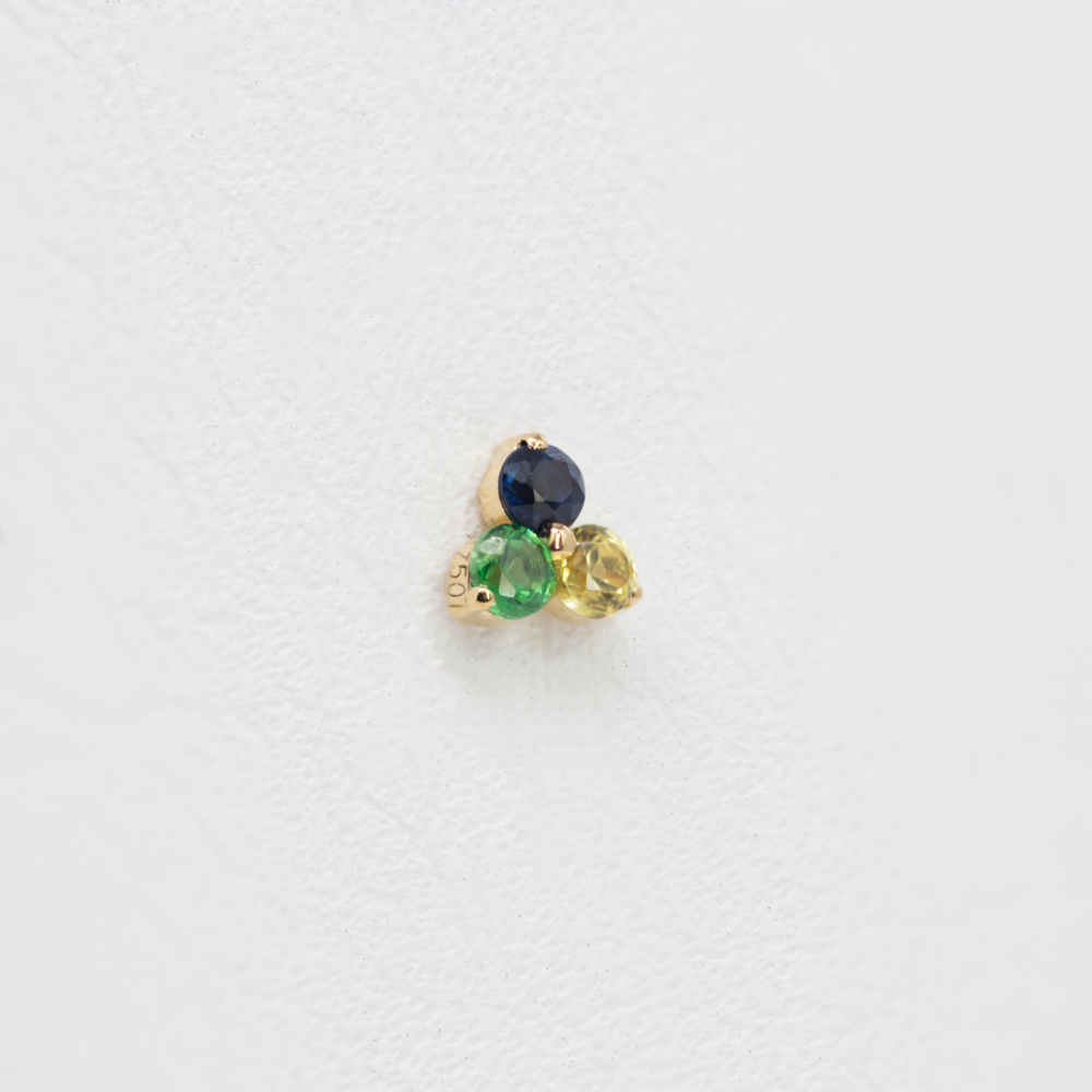 Threeleaf tops with Precious gems