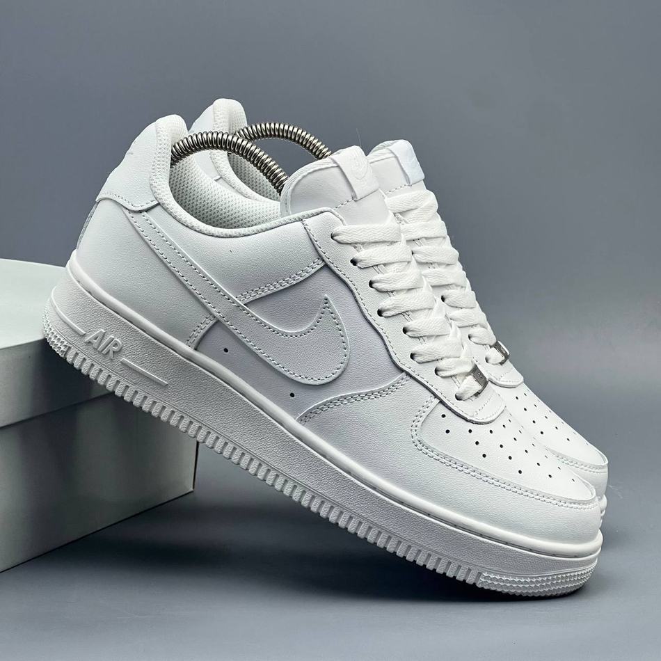 Кроссовки NikeForce 1 White #61 (бел.)