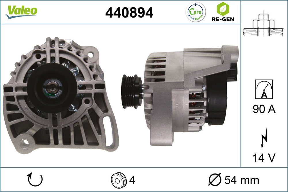 VALEO - 440894-VAL - Alternator