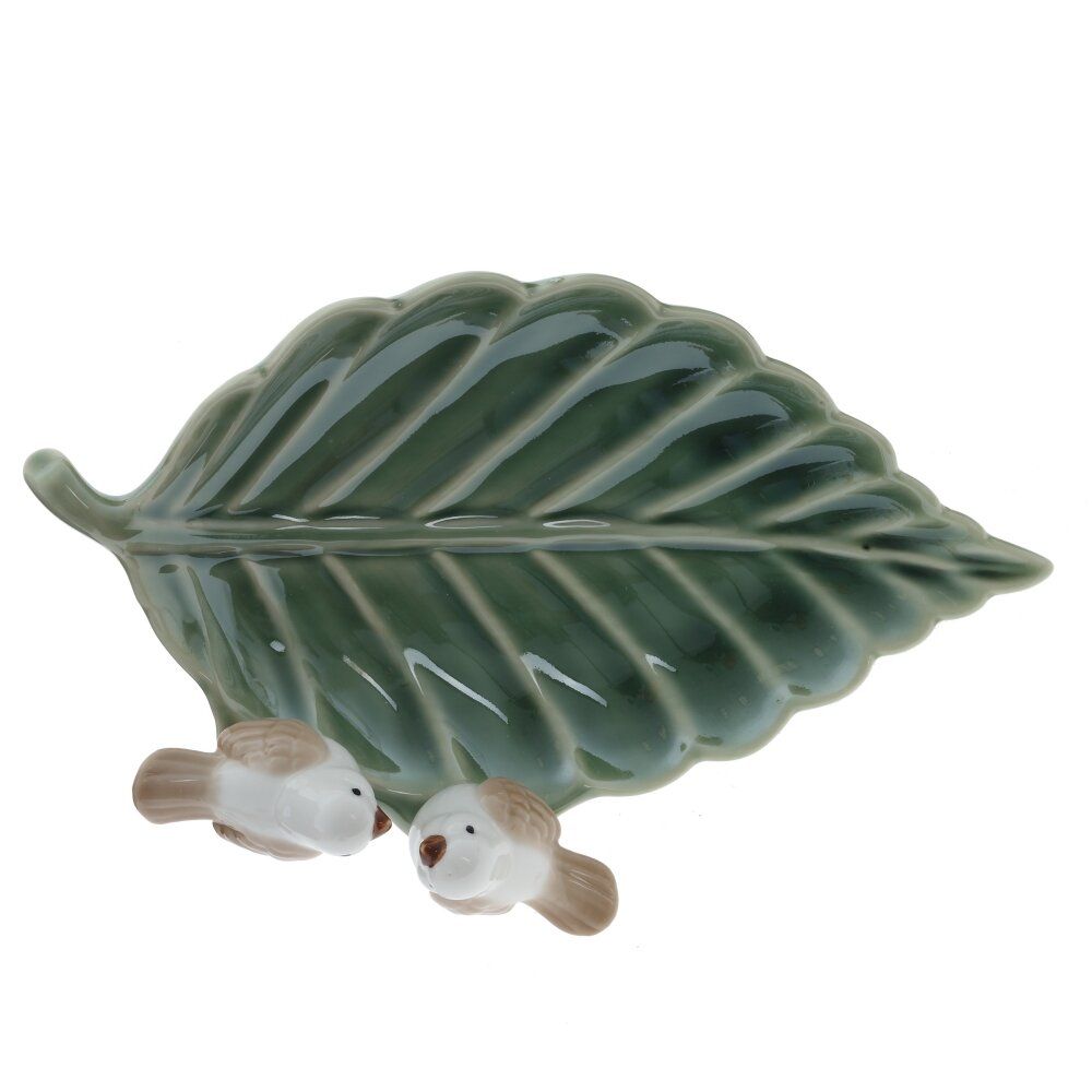 GAEM Блюдо декоративное "Лист", L22 W14 H6,5 см