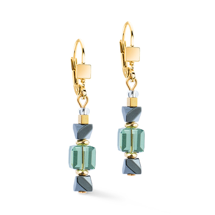 Серьги Coeur de Lion Green-Turquoise 4243/20-0506