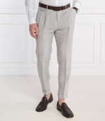 Льняное чиносы 13 Sapo Windsor - серый(30041984)