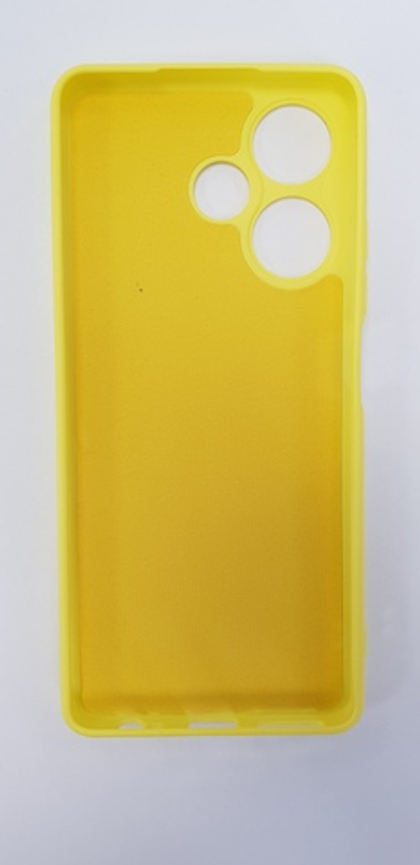Накладка Infinix Hot 30 желтый Soft Case Zibelino