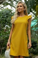 Платье Романтика (горчица) П13469-19М LT Collection