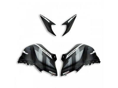 97181011AB DUCATI MONSTER GP COVER SET (BLK) (M 937)
