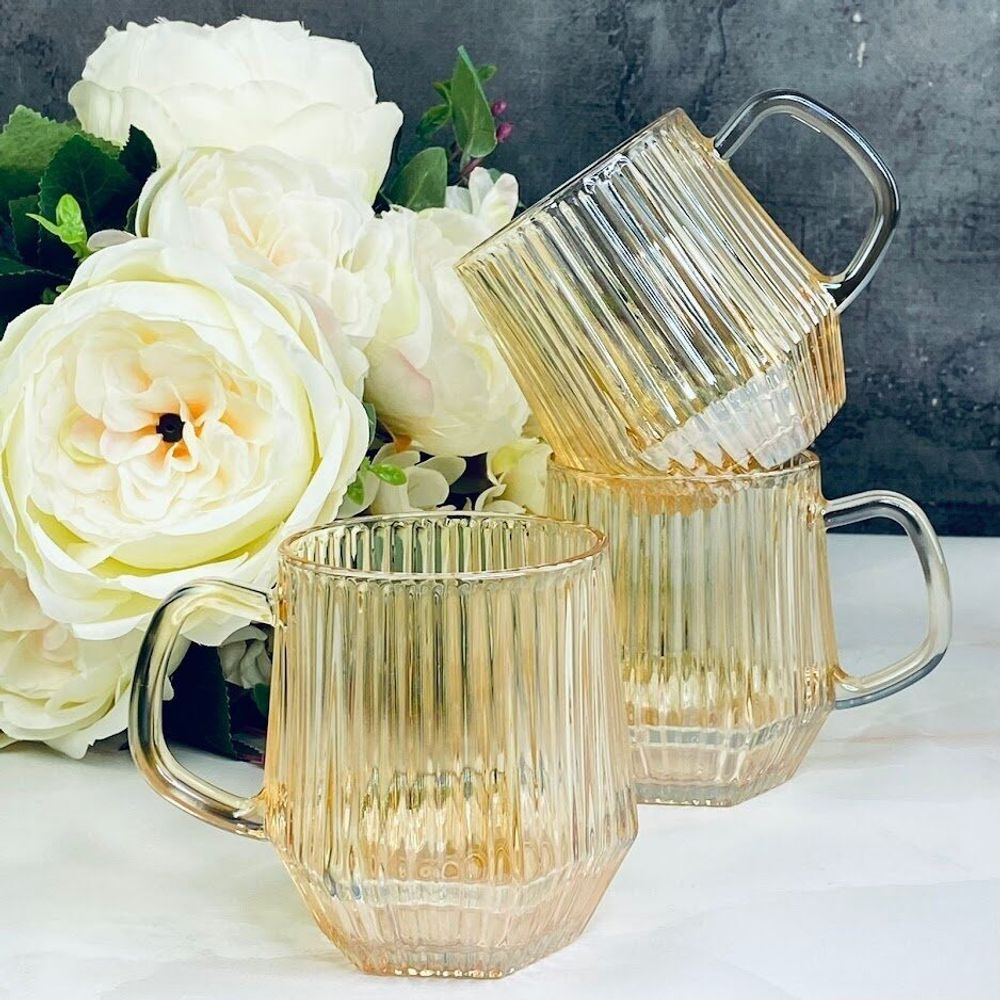 Lenardi 589-070 Набор из 6 кружек 300мл в под.уп.(х8)Стекло