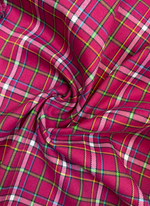 Ткань плательная в клетку (Италия) шерсть/вискоза/поламид ш-145см цена за 1 м