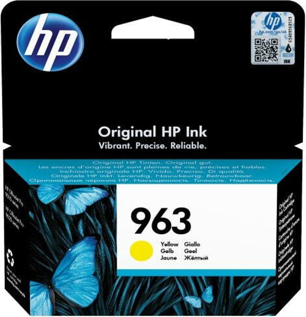 Картридж струйный Подлинный Желтый 1 шт  HP 963 3JA25AE#301