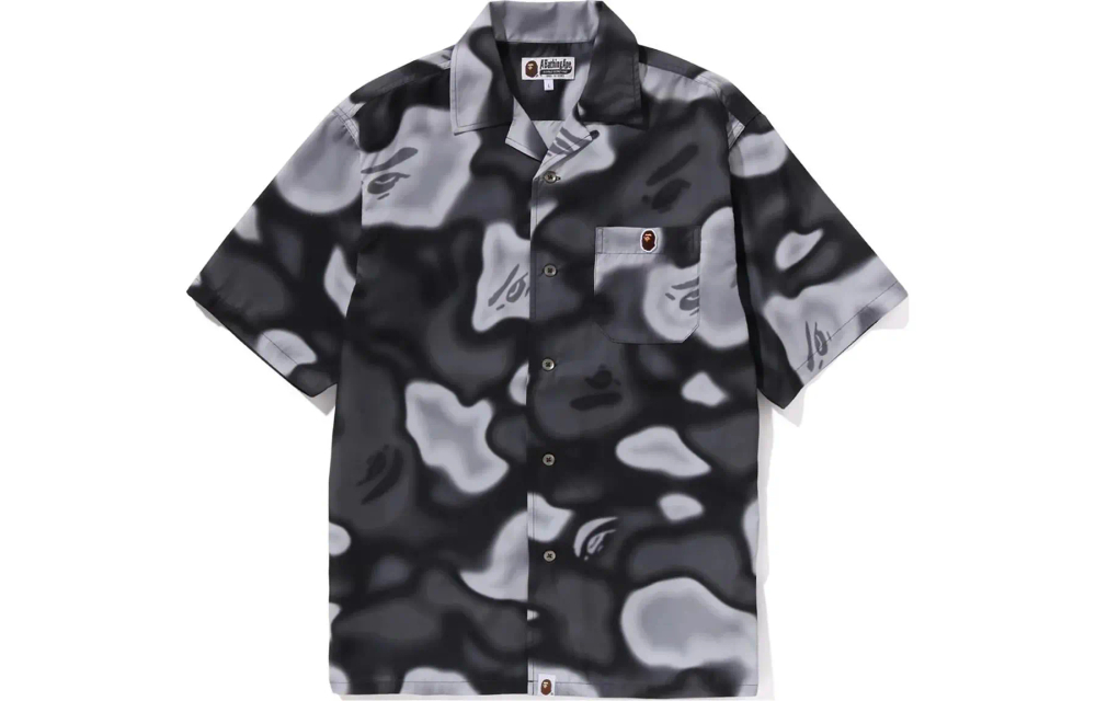 A Bathing Ape Bathing Ape Liquid Camo One Point Shirt