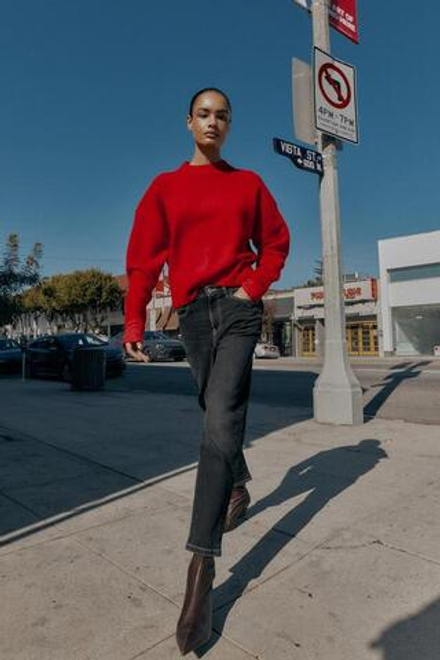 ZARA ДЖИНСЫ Z.01 MOM FIT С ВЫСОКОЙ ПОСАДКОЙ, ЧЕРНЫЙ