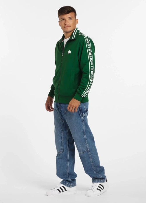 Олимпийка PITBULL OLDSCHOOL TAPE LOGO зелёная