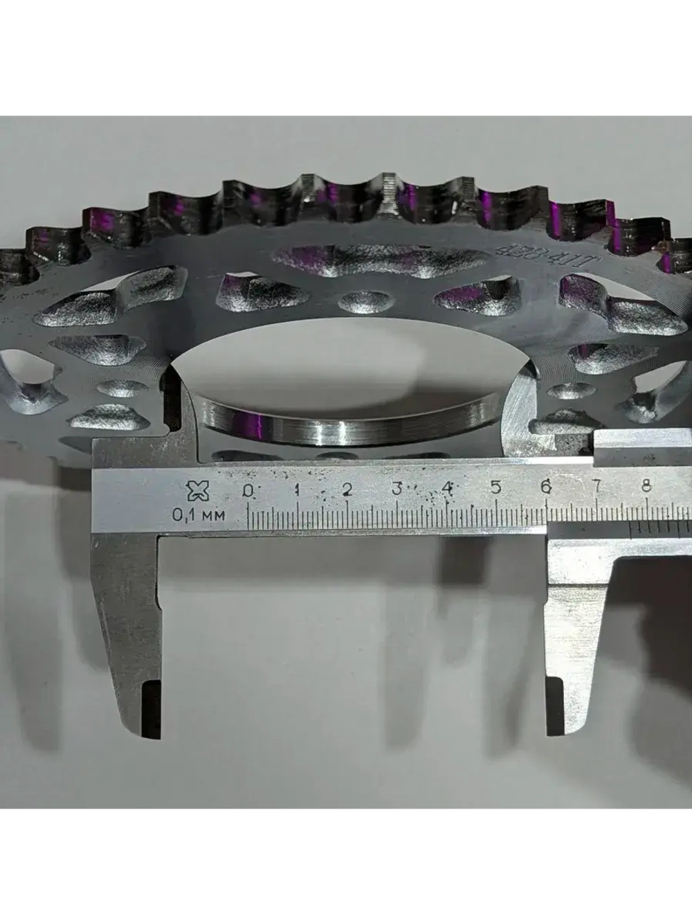 Звезда задняя ведомая для питбайка 428*41 (4x92х76)