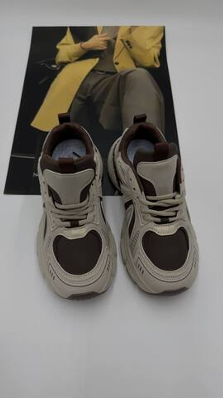 Кроссовки женские экокожа арт. 4706-15 цвет "песочно-коричневый"